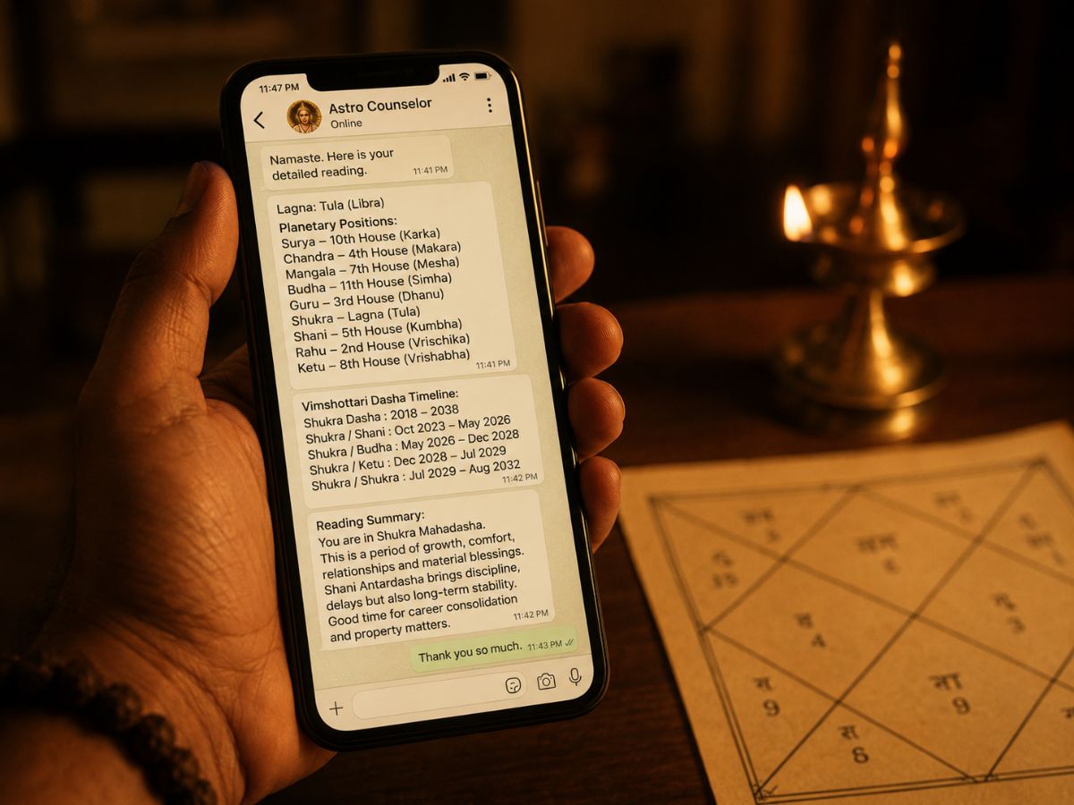 myJyotish on WhatsApp